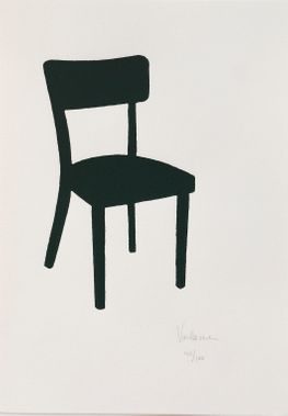 Chair, 29,7 x 21 cm, linoleumdruk,1994