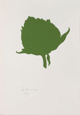 Flower, 29,7 x 21 cm, linoleumdruk,1994